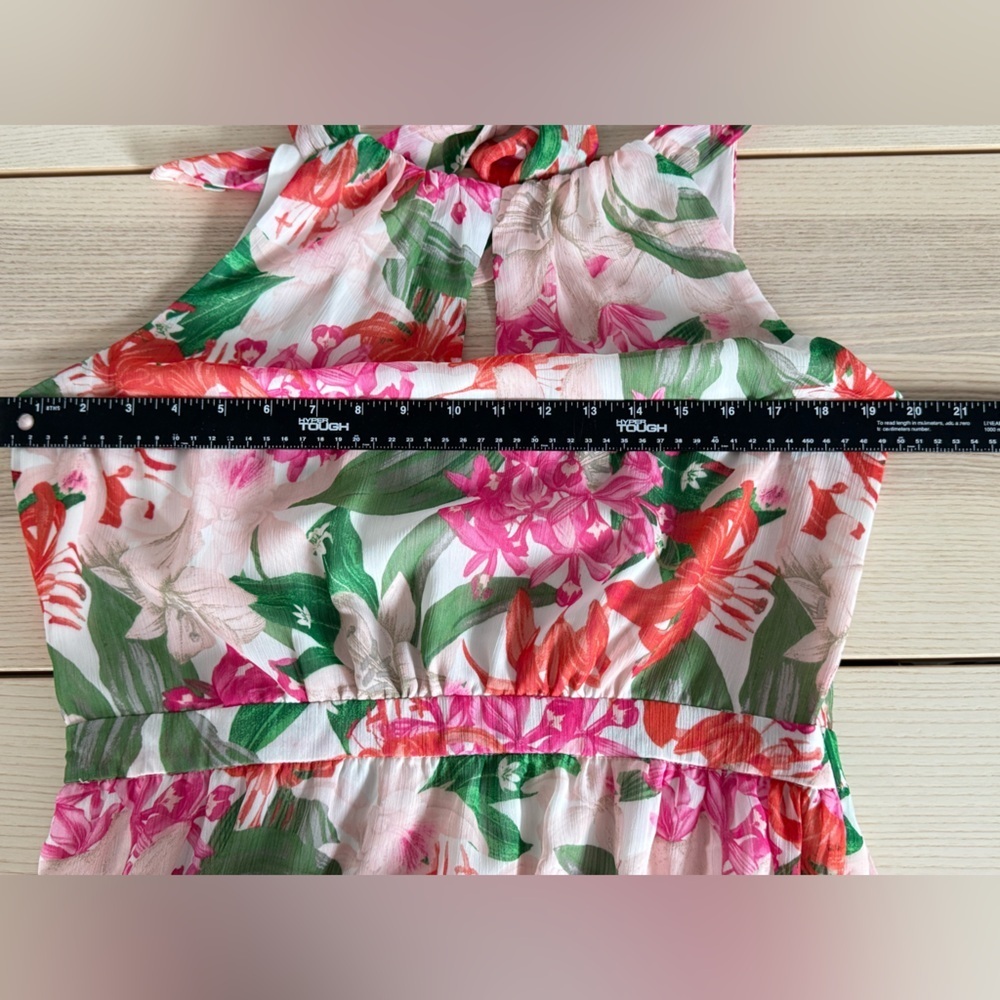 Cece Floral Sleeveless Maxi Dress size 12 - Picture 12 of 14